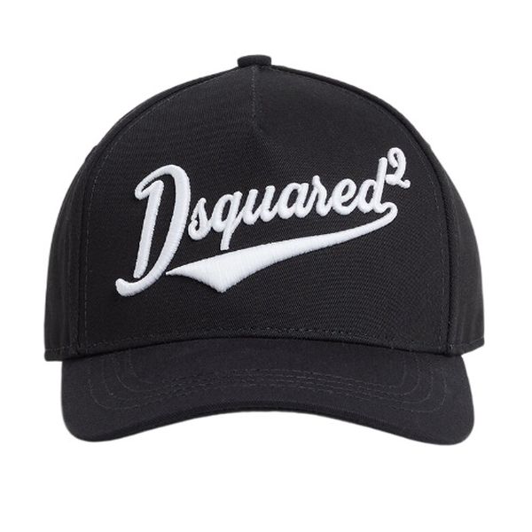 Dsquared2 Embroidered Cap Zwart