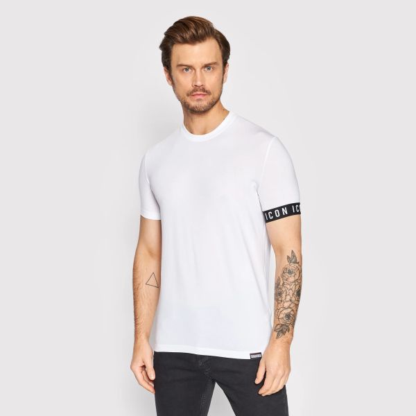 Dsquared2 Icon Basic T-shirt Wit