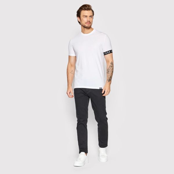 Dsquared2 Icon Basic T-shirt Wit