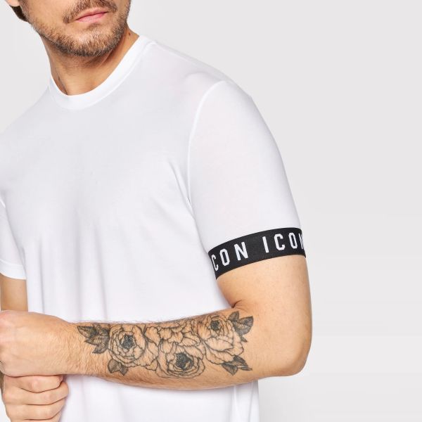 Dsquared2 Icon Basic T-shirt Wit