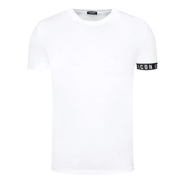 Dsquared2 Icon Basic T-shirt Wit