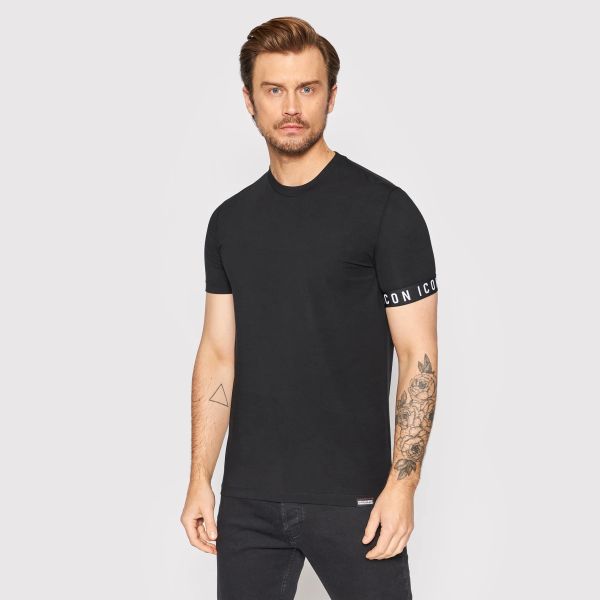 Dsquared2 Icon Basic T-shirt Zwart