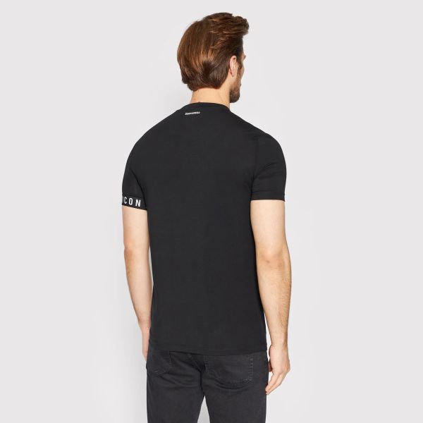Dsquared2 Icon Basic T-shirt Zwart