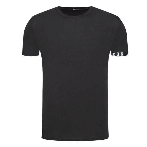 Dsquared2 Icon Basic T-shirt Zwart