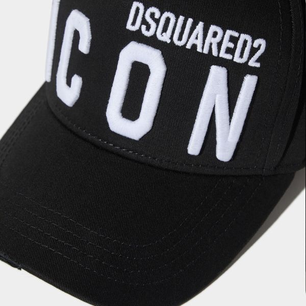 dsquared2 icon cap zwart