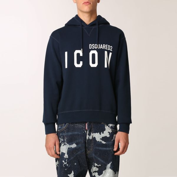 Dsquared2 Icon Hoodie Navy