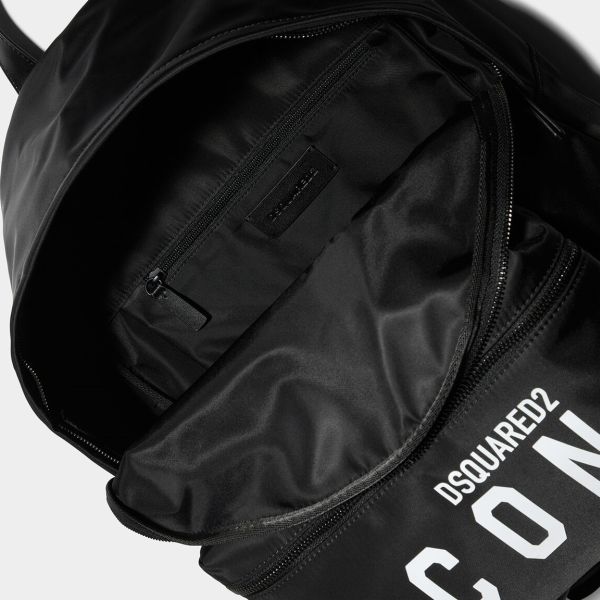 dsquared2 icon rugzak zwart
