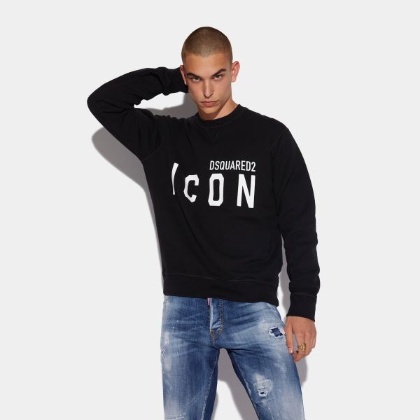 Dsquared2 Icon Sweater Zwart