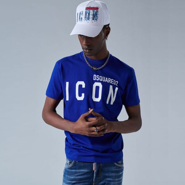 Dsquared2 Icon T-shirt Donker Blauw