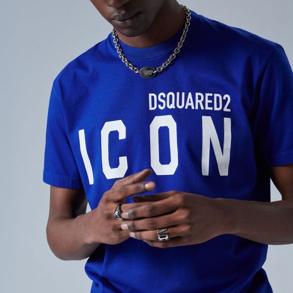 Dsquared2 Icon T-shirt Donker Blauw