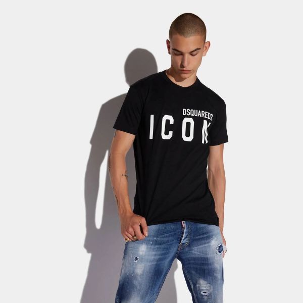 Dsquared2 Icon T-shirt Zwart