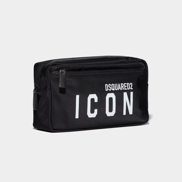 Dsquared2 Icon Clutch Zwart