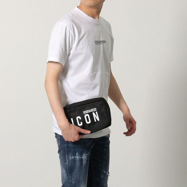 Dsquared2 Icon Clutch Zwart