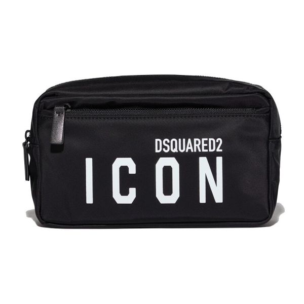 Dsquared2 Icon Clutch Zwart