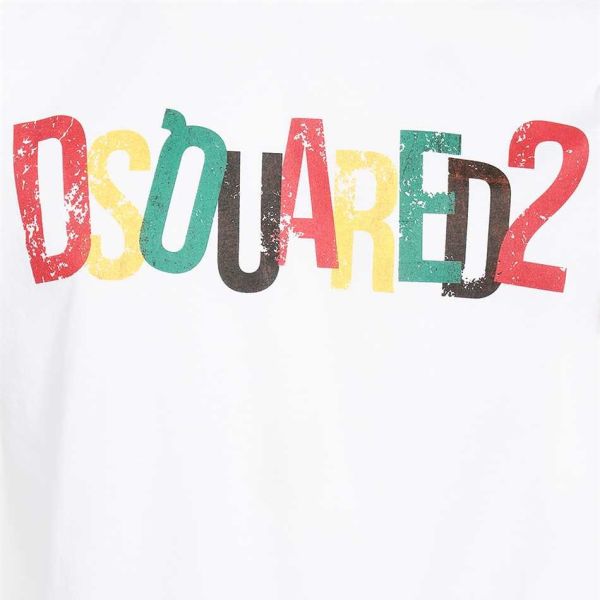 Dsquared2 Jamaican T-shirt Wit