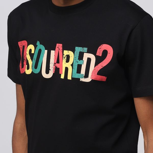 Dsquared2 Jamaican T-shirt Zwart
