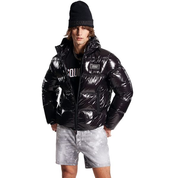 dsquared2 kaman puffer zwart