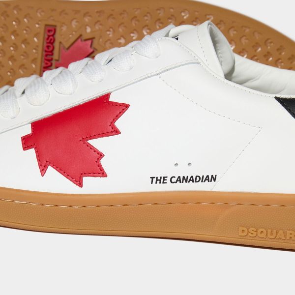 Dsquared2 Leaf Boxer Sneaker Wit