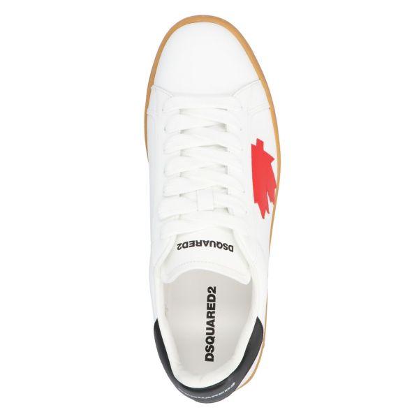 Dsquared2 Leaf Boxer Sneaker Wit