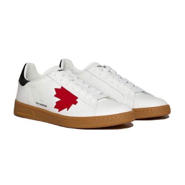 Dsquared2 Leaf Boxer Sneaker Wit