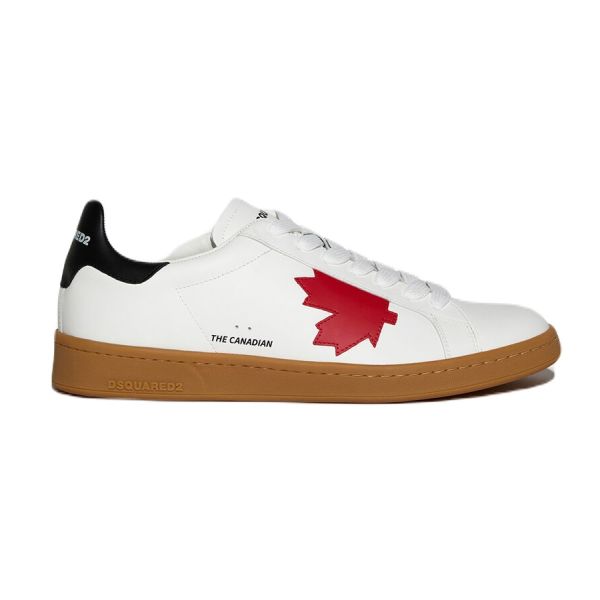 Dsquared2 Leaf Boxer Sneaker Wit