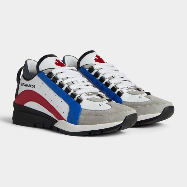 Dsquared2 Legendary Sneaker Wit/Rood/Blauw