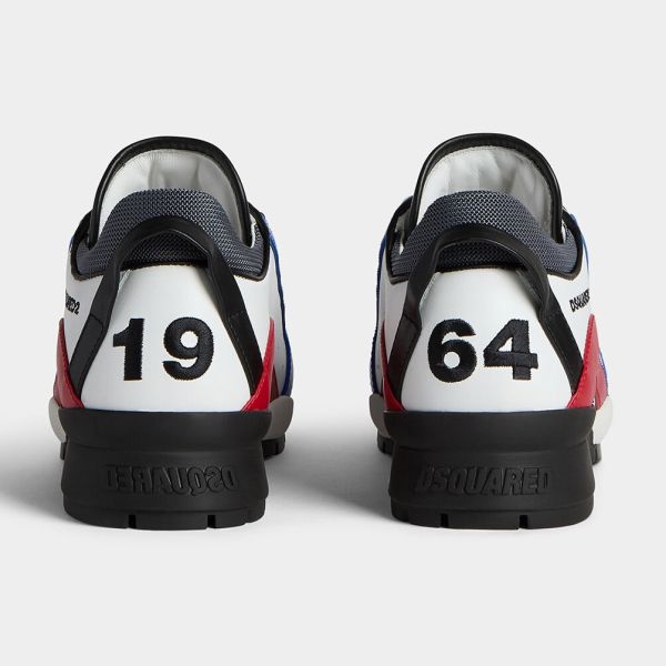 Dsquared2 Legendary Sneaker Wit/Rood/Blauw