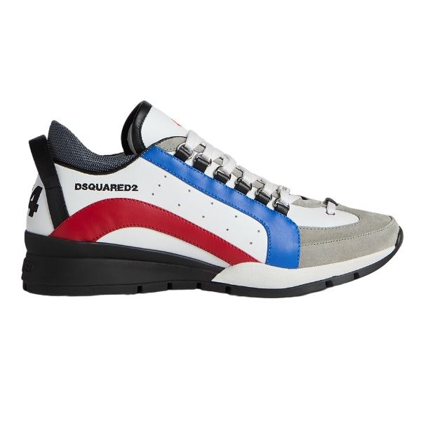Dsquared2 Legendary Sneaker Wit/Rood/Blauw