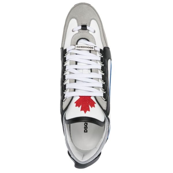 Dsquared2 Legendary Sneaker Wit/Zwart/Blauw