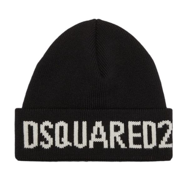 Dsquared2 Logo Muts Zwart
