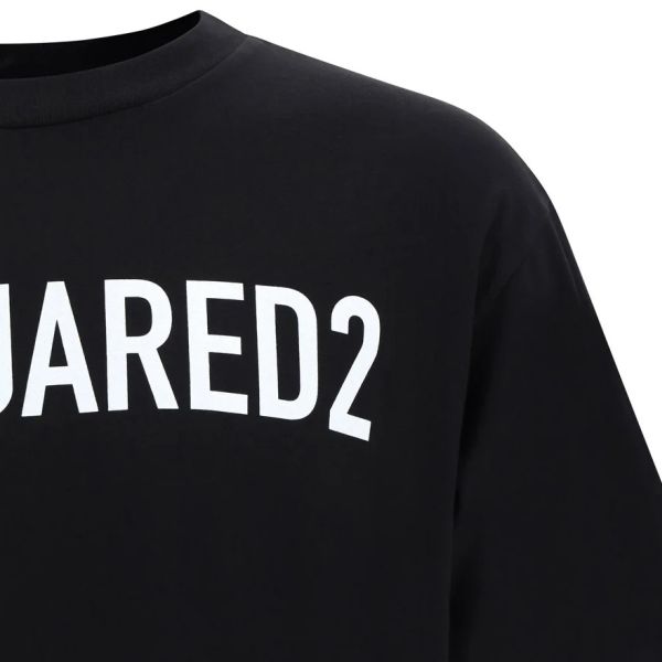 Dsquared2 Loose Fit T-shirt Zwart