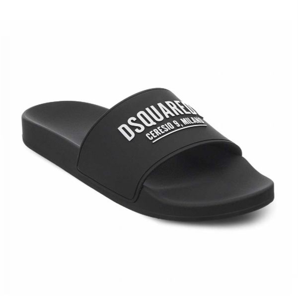 Dsquared2 Milano Slippers Zwart