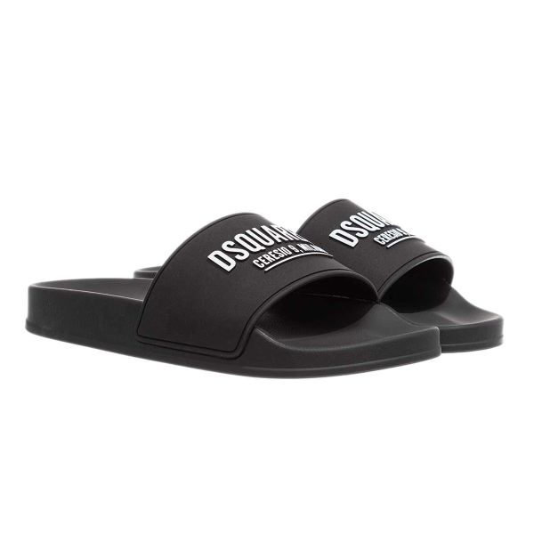Dsquared2 Milano Slippers Zwart