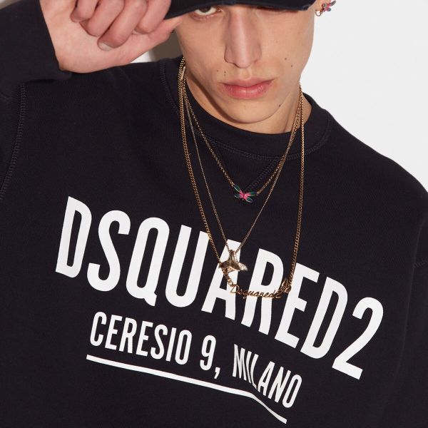 Dsquared2 Milano Sweater Zwart