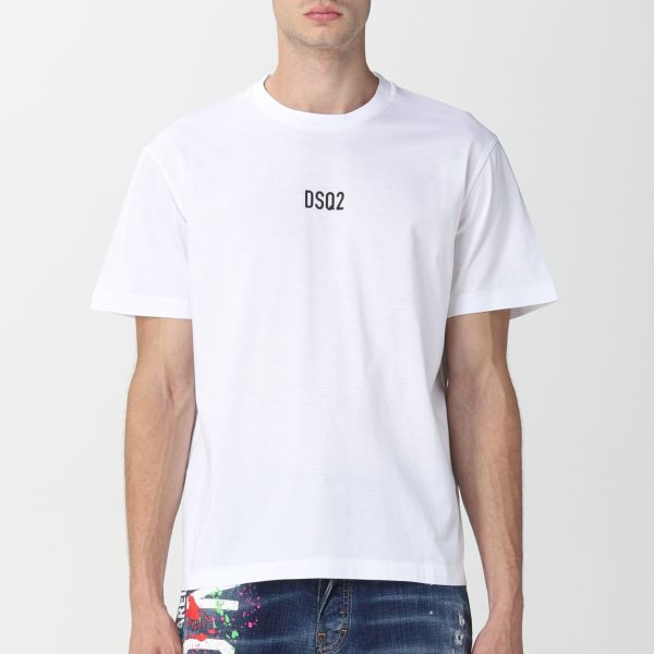 Dsquared2 Mini DSQ2 Box T-shirt Wit