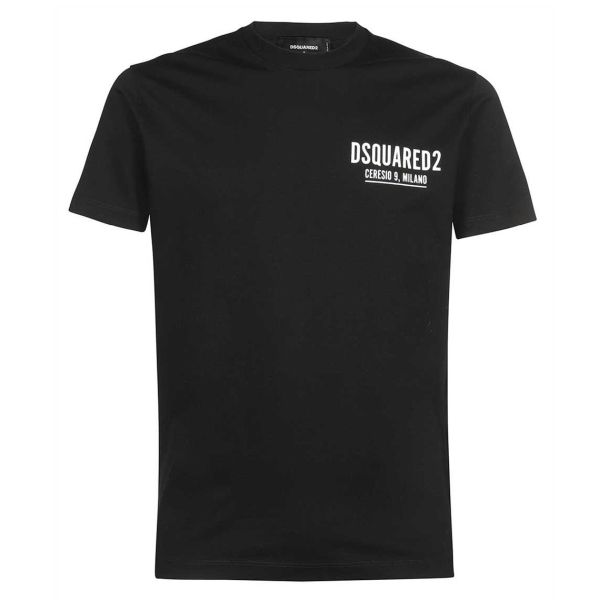 Dsquared2 Mini Logo Ceresio 9 T-shirt Zwart
