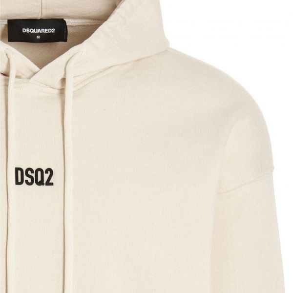 Dsquared2 Mini Logo Hoodie Beige