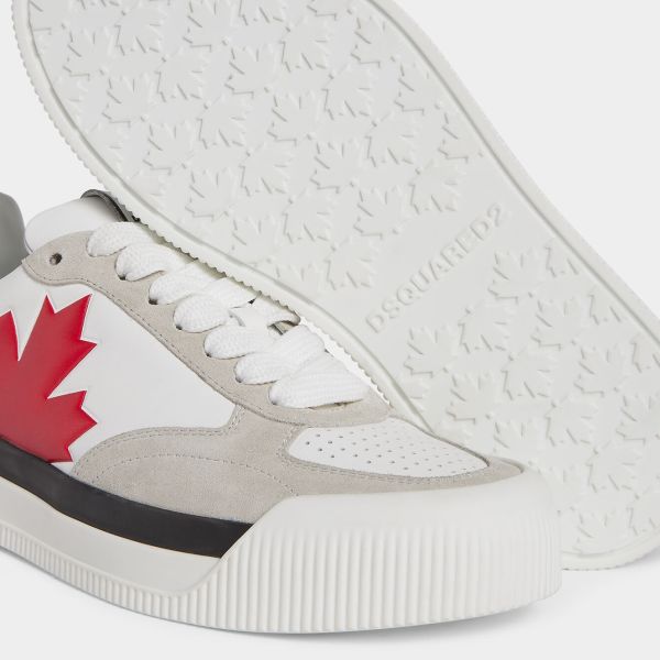 Dsquared2 New Jersey Sneaker Wit/Rood