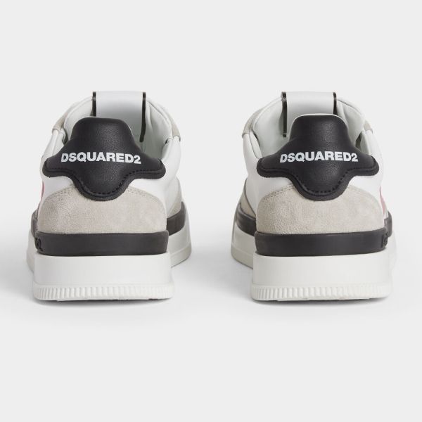 Dsquared2 New Jersey Sneaker Wit/Rood