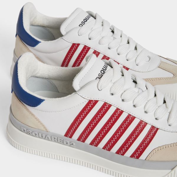 Dsquared2 New Jersey Sneaker Wit/Rood