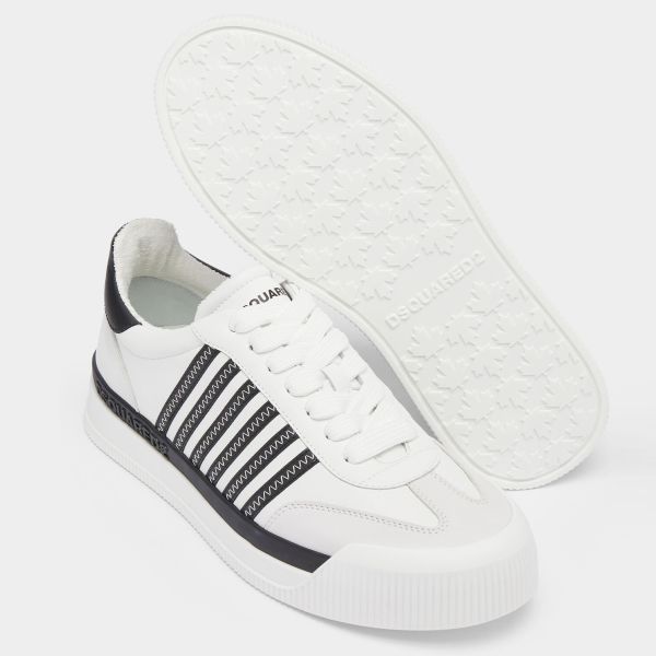 Dsquared2 New Jersey Sneaker Wit/Zwart