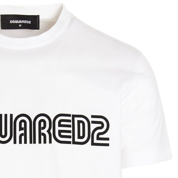 Dsquared2 Outline Cool T-shirt Wit