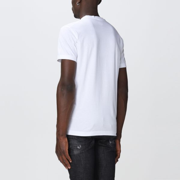 Dsquared2 Outline Cool T-shirt Wit