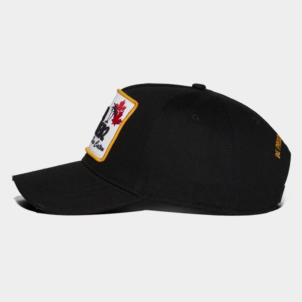 Dsquared2 Patch Cap Zwart