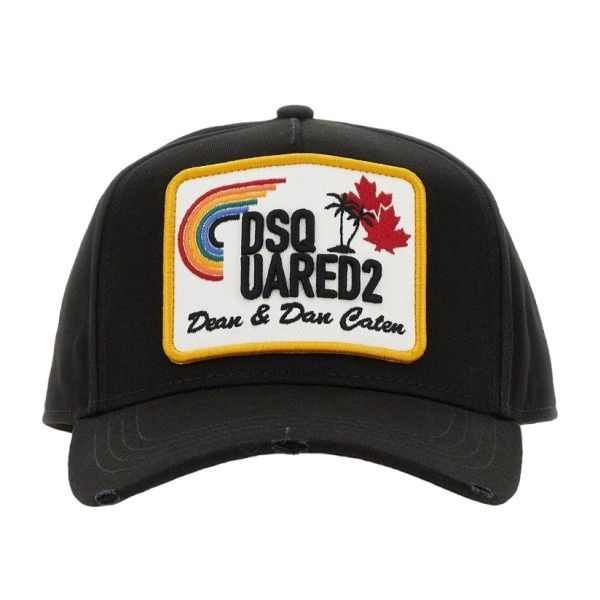 Dsquared2 Patch Cap Zwart