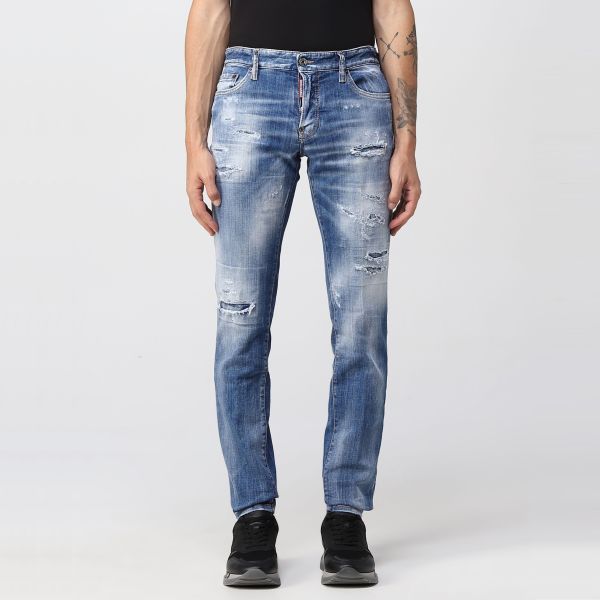 Dsquared2 Sandy Slash Jeans Blauw