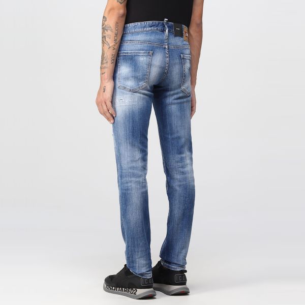 Dsquared2 Sandy Slash Jeans Blauw