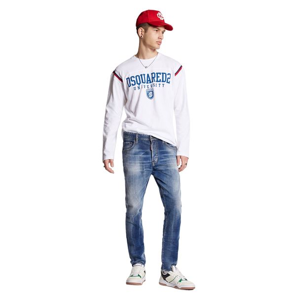 dsquared2 skater jeans blauw