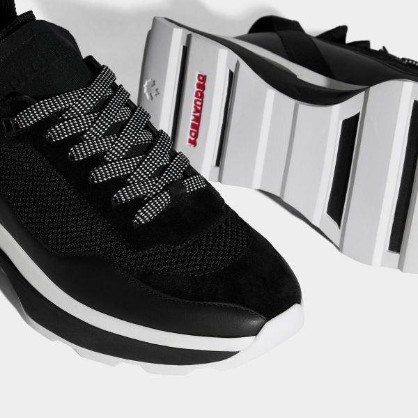 Dsquared2 Slash Low Top Sneaker Zwart