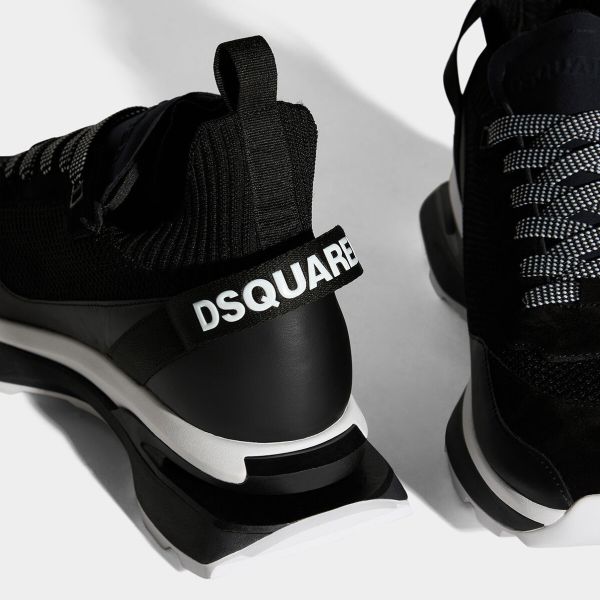 Dsquared2 Slash Low Top Sneaker Zwart